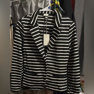 Target blazer navy blue and white